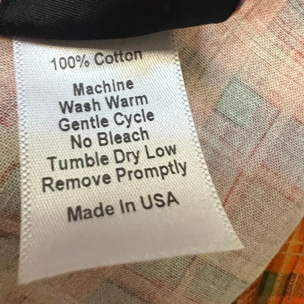 RETROLICIOUS Orange Plaid Greta Dress Size XS - Picture 11 of 12